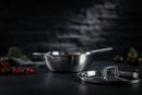 Culinary FivePly Uncoated Chef's Pan with Lid - 28CM