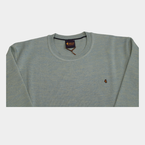 Plain Crew Neck Jumper - Meadow