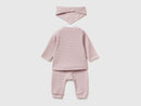 Top Trouser & Bib Set - Pink