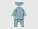 Top Trouser & Bib Set - Light Blue
