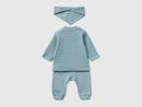 Top Trouser & Bib Set - Light Blue