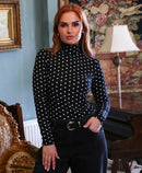 Halla Rollneck Top - Black