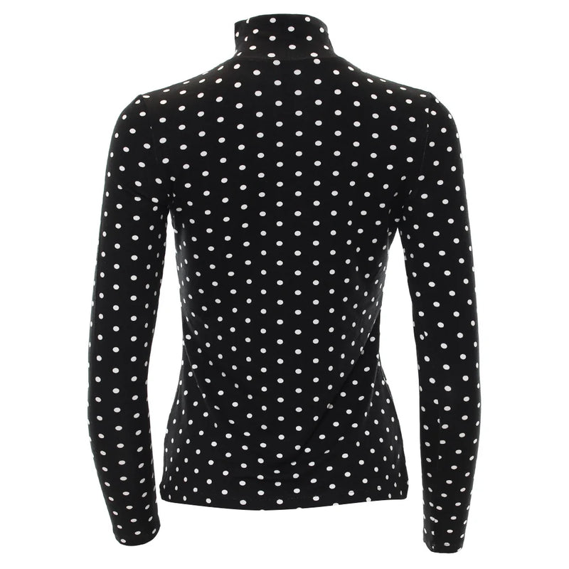 Halla Rollneck Top - Black