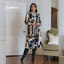 Cyra Shirt Dress - Black