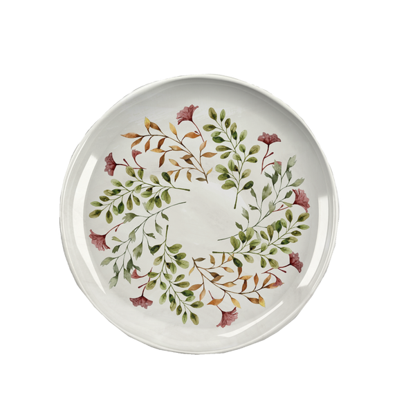 Mediterranean Garden Melamine Serving Platter 35cm