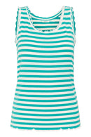 Ribba Stripe Top - Ceramic White Stripe