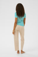 Ribba Stripe T-Shirt - Ceramic White Stripe
