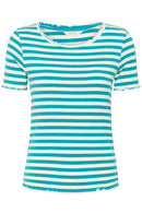 Ribba Stripe T-Shirt - Ceramic White Stripe