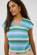 Delfina Stripe Blouse - Zig Zag Missoni