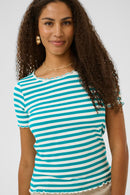 Ribba Stripe T-Shirt - Ceramic White Stripe