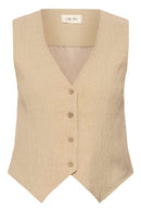 Alva Waistcoat - Travertine Melange
