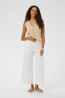 Alva Waistcoat - Travertine Melange