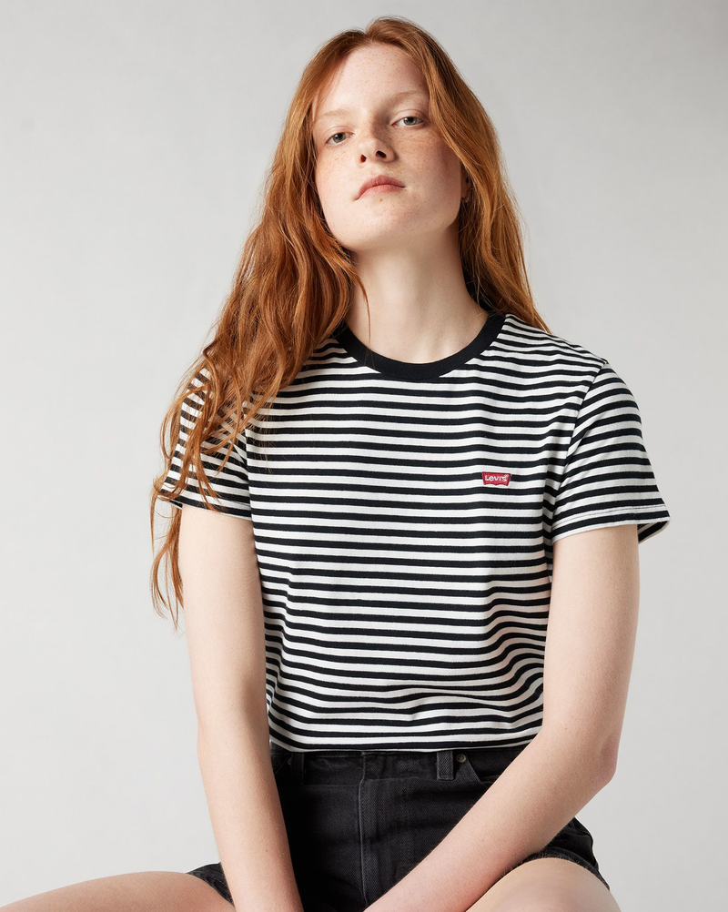 Perfect T-Shirt - Caviar Stripe