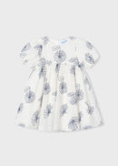 Rustic Puff Sleeve Dress - Natural