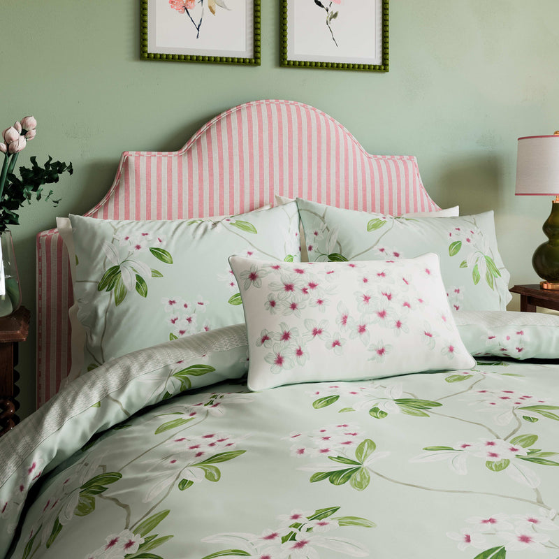 Oleander Duvet Cover Set - Aqua