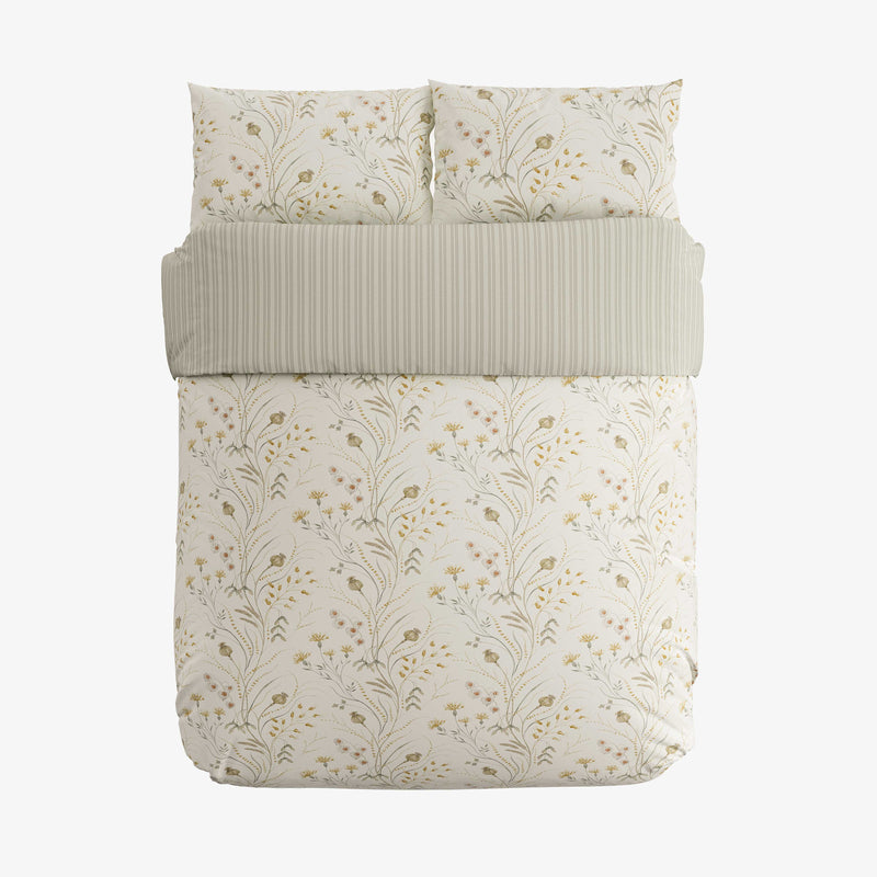 Summer Harvest Duvet Cover Set - Ochre & Mist