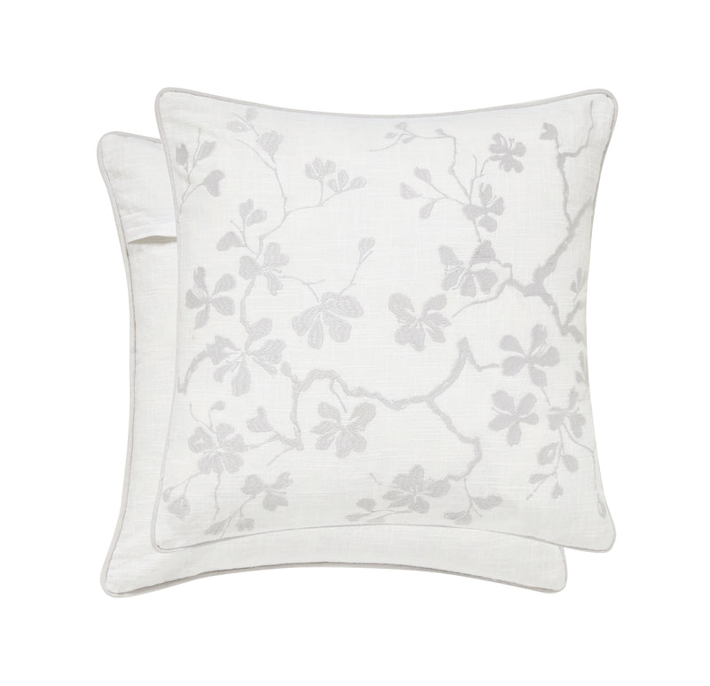 Anthea Embroidered Cushion - 40x40cm