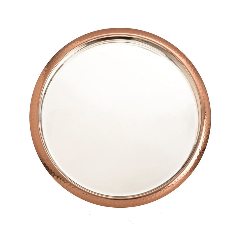 Copper Serving Tray 36cm