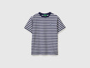 Boys Stripe T-Shirt - Navy/white