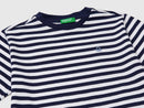 Boys Stripe T-Shirt - Navy/white