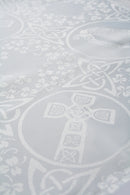 Pure Linen Celtic Damask Tablecloth - 177X274CM