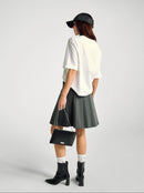 Basic Round Neck T-Shirt - White
