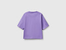 Basic Round Neck T-Shirt - Purple