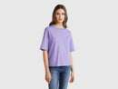 Basic Round Neck T-Shirt - Purple