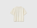 Embroidered Logo T-Shirt - Cream