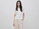 Embroidered Logo T-Shirt - Creamy White