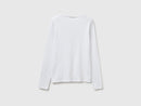 Slim Fit Long Sleeve T-Shirt - White