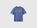 Boys Logo T-Shirt - Mid Blue