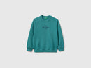 Boys 2 Tone Sweatshirt - Green