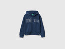 Girls Logo Zip Hoodie - Dark Blue