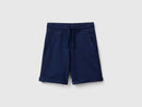 Junior Boy Jog Shorts - Navy