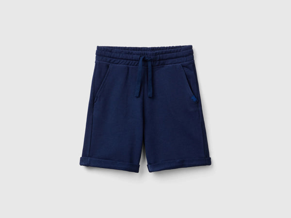 Junior Boy Jog Shorts - Navy