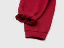 Boys Fleece Joggers - Dark Red