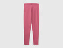 Girls Stretch Logo Leggings - Dusty Pink
