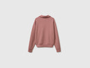 Polo Collar Sweatshirt - Clay