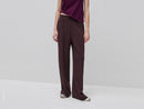 Elastic Waist Comfort Trouser - Dark Brown