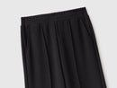 Elastic Waist Comfort Trouser - Black
