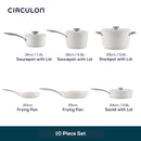 Halo LaserDefense 6 Piece Non-Stick Ceramic Cookware Set