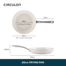Halo LaserDefense Non-Stick Ceramic Frying Pan - 20cm