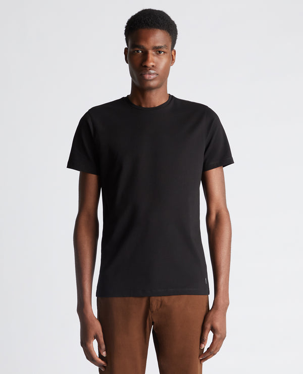 Plain Branded T-Shirt - Black