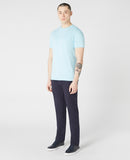 Plain Branded T-Shirt - Light Blue