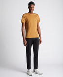 Plain Branded T-Shirt - Ochre