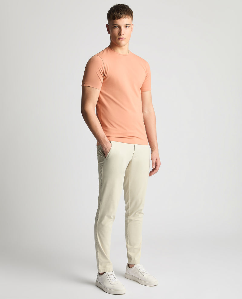 Plain Branded T-Shirt - Mid Pink