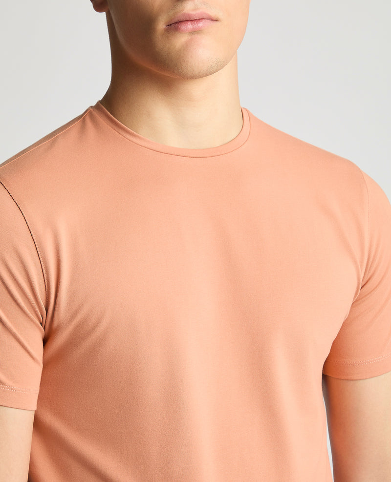 Plain Branded T-Shirt - Mid Pink