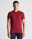 Plain Branded T-Shirt - Maroon