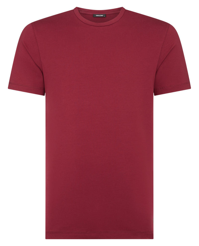 Plain Branded T-Shirt - Maroon